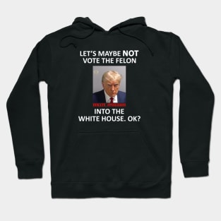 Let’s Maybe NOT Vote the Felon Into The White House.  OK? Hoodie